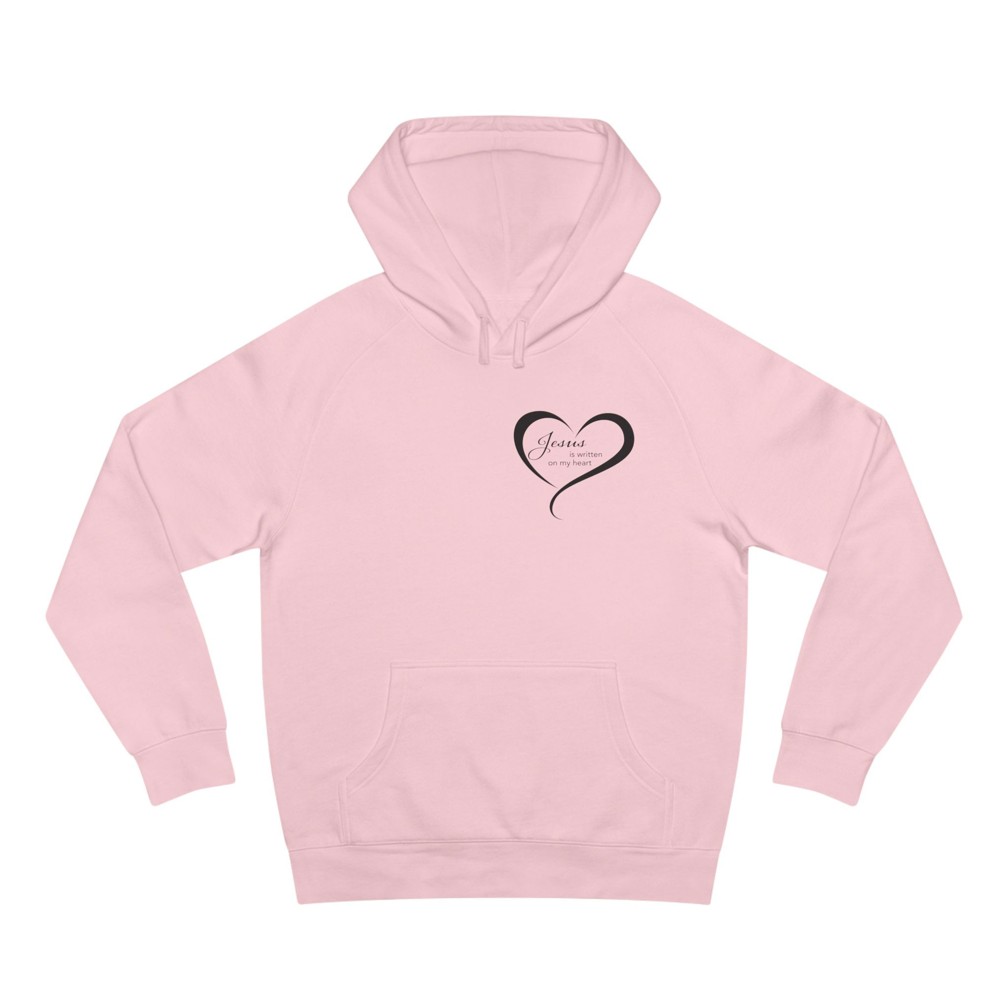 Jesus is Written on my Heart hoodie
