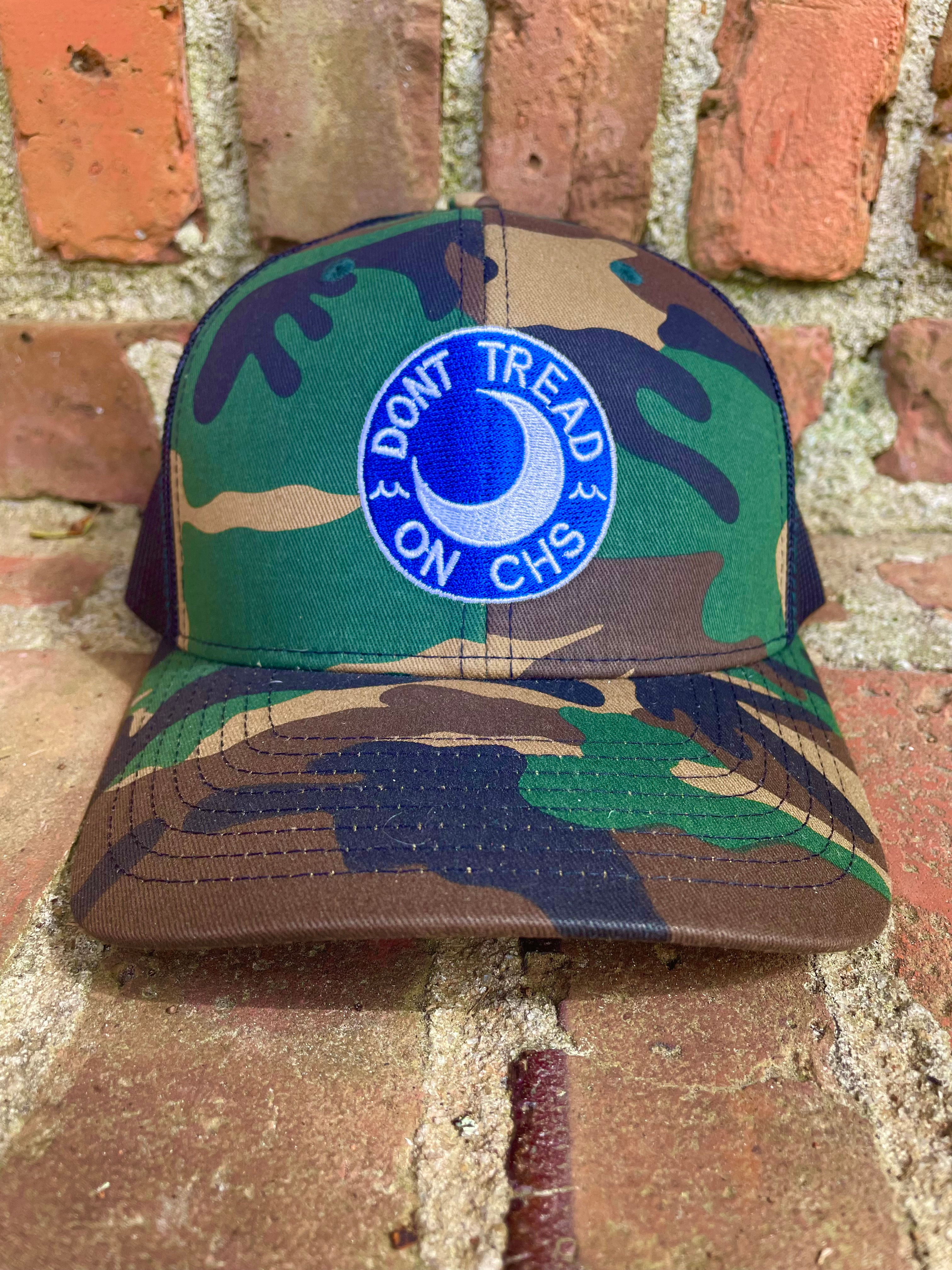 CAMO - DONT TREAD ON CHS WHITE & BLUE