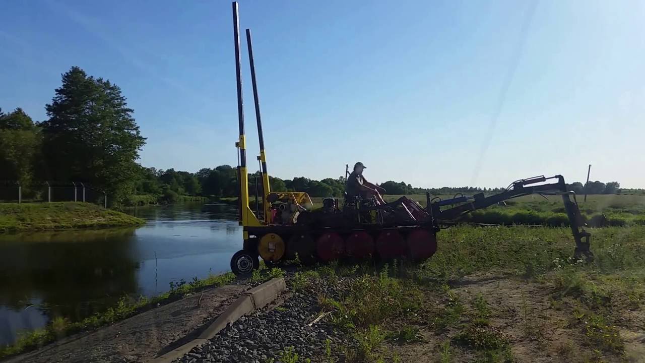 Мини Земснаряд Для Очистки Водоемов Купить