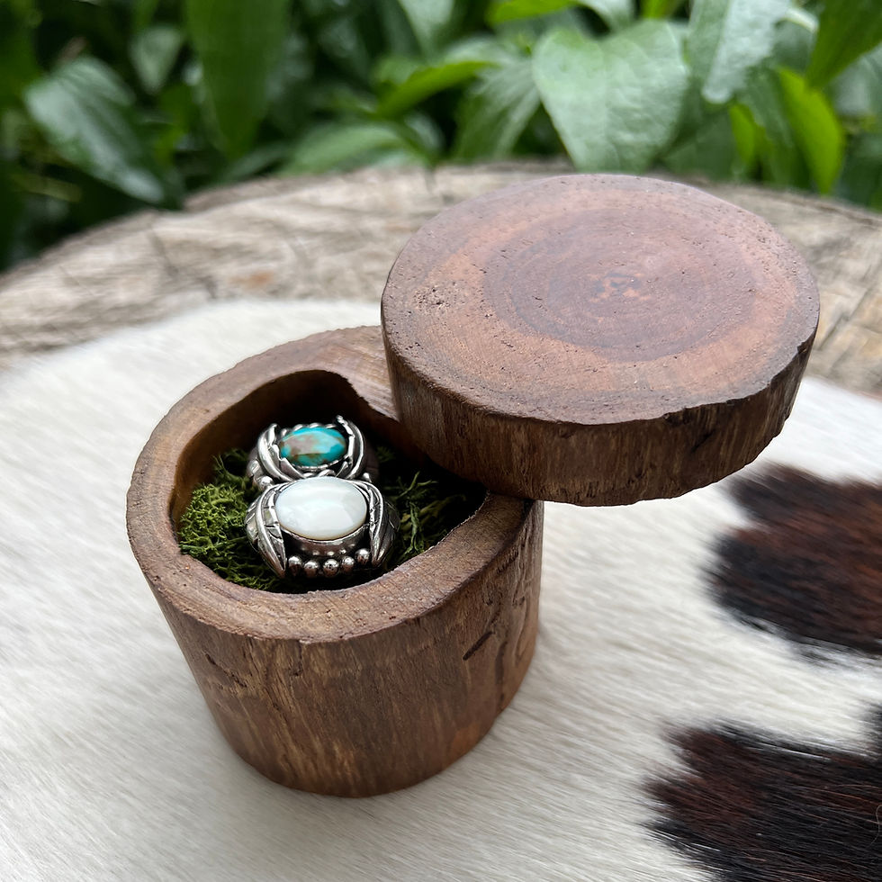 Thumbnail: Rustic Wooden Gift/Keepsake Box 