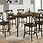 Miniatura: 7 PC Gracie Oaks Buhl II Burnished Oak Counter Height Dining Set