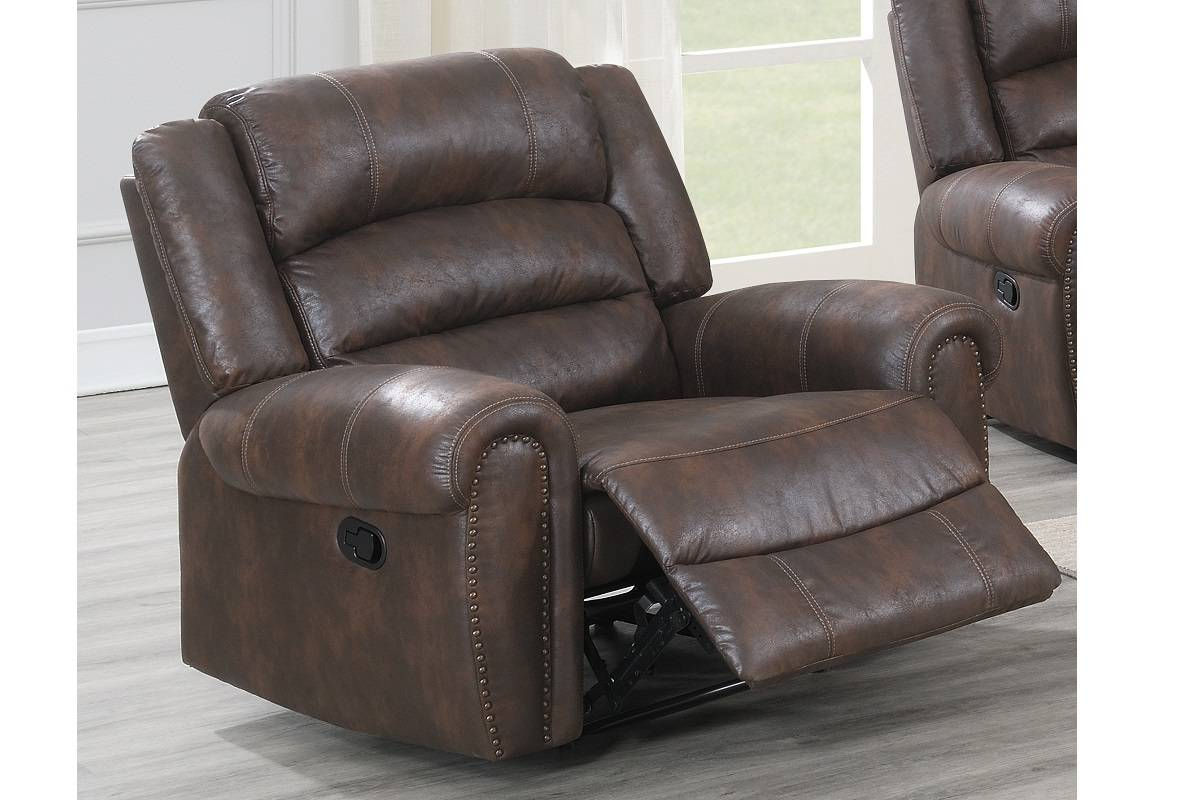 Leatherette Power Recliner