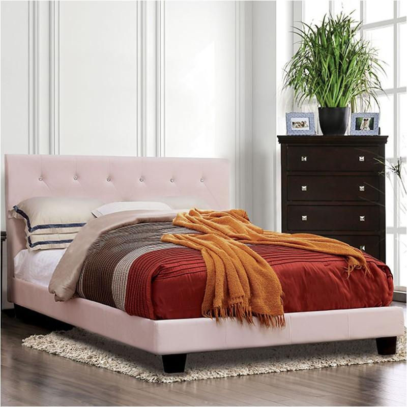 Velen Blush Pink Twin Bed