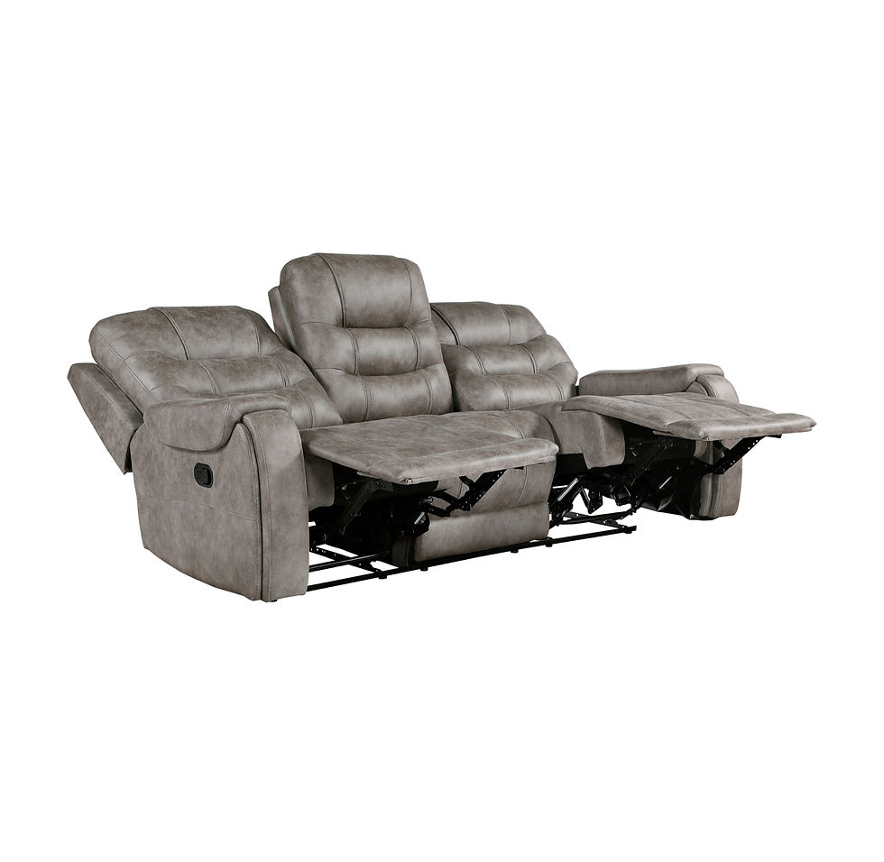 Thumbnail: Double Reclining Manual Sofa & Loveseat w/ Center Console 