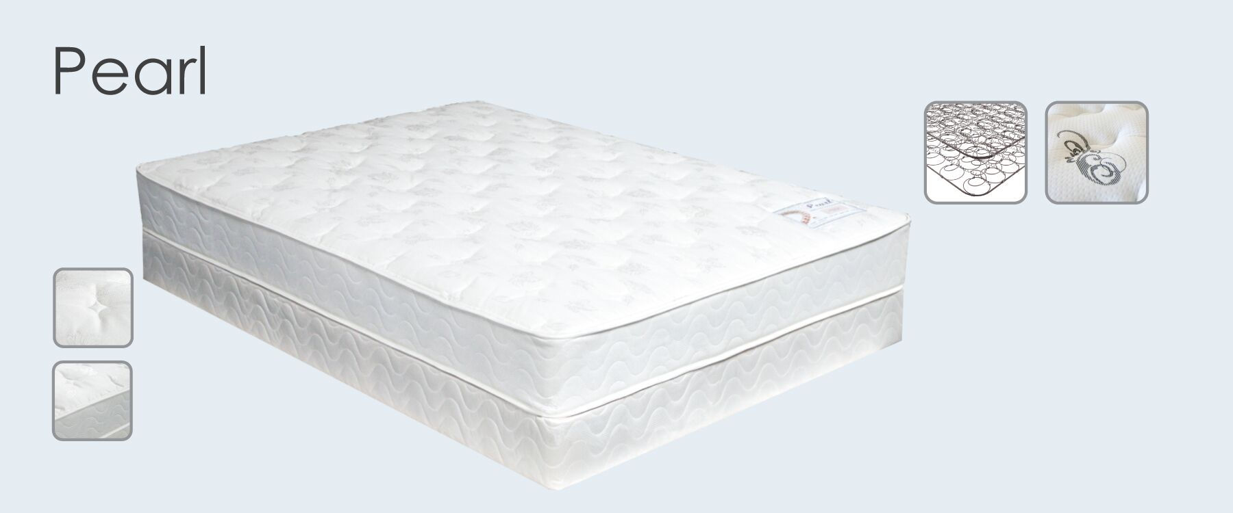 Maxim Mattress Set | Pearl