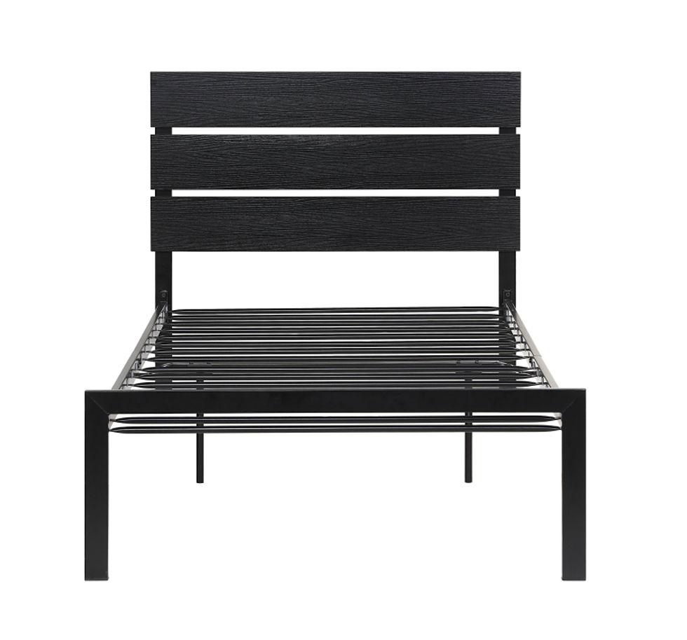 Thumbnail: Black Metal Twin Bed Homelegance