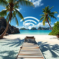Free WIFI in remote island of the Philippines