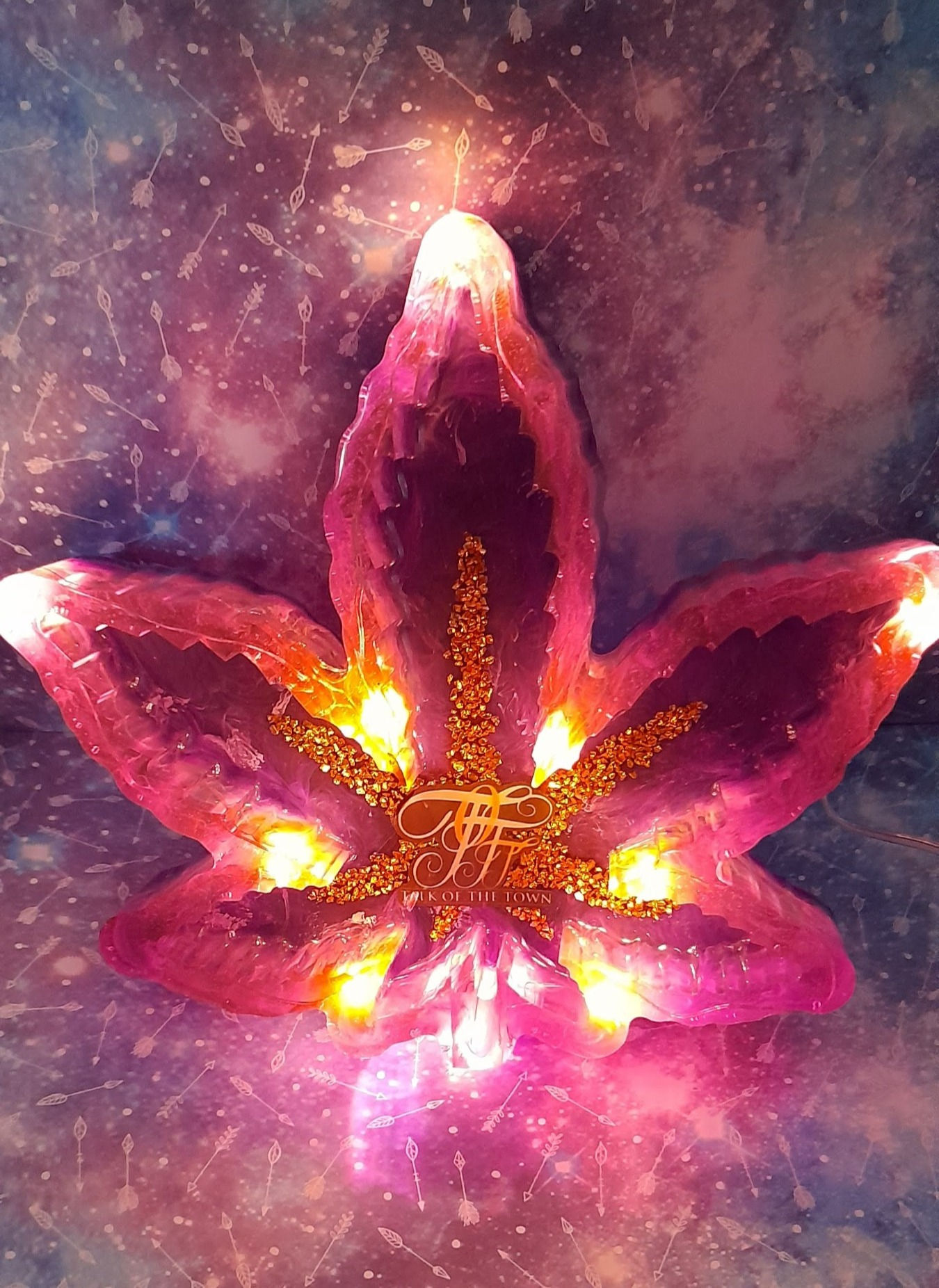 Light up Maple leaf Ashtray