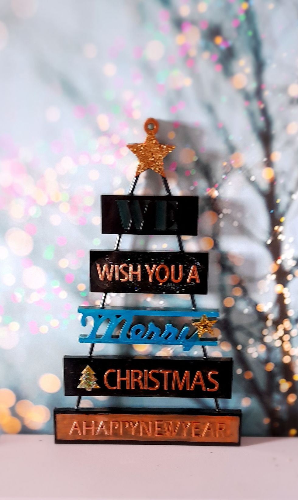 Thumbnail: "We Wish You A Merry Christmas" Hanging Plaque
