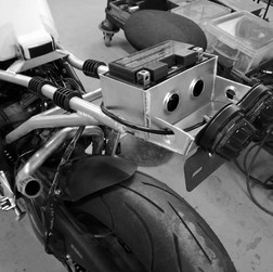 Motorcycle aluminium subframe