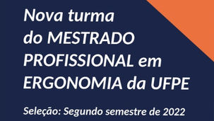 Mestrado Profissional em Ergonomia da UFPE