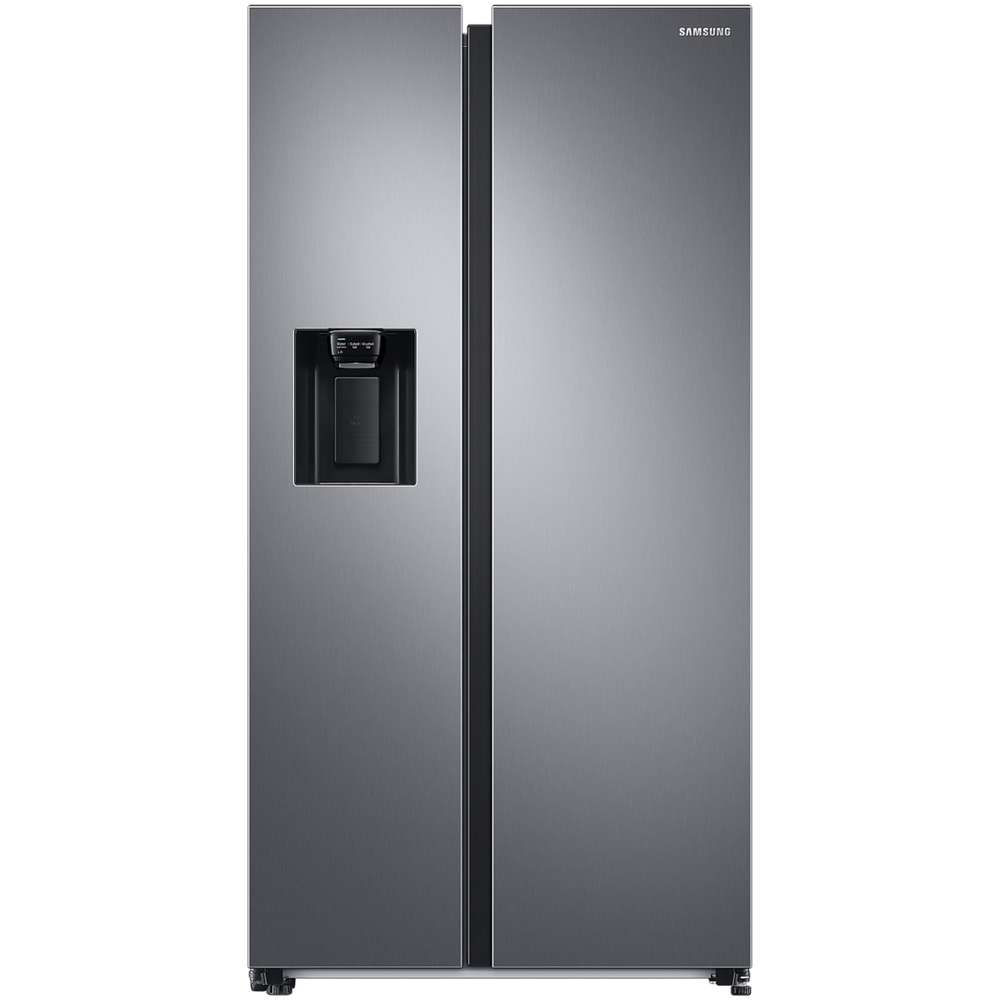 RS68A8820S9/LV ثلاجة سامسونج جنبا إلى جنب، سعة 609 لتر سلفر