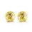 Thumbnail: 10kt Diamond-Cut Ball Stud Earrings 7mm
