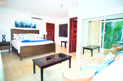 2nd Floor King bed with sleeper sofa.