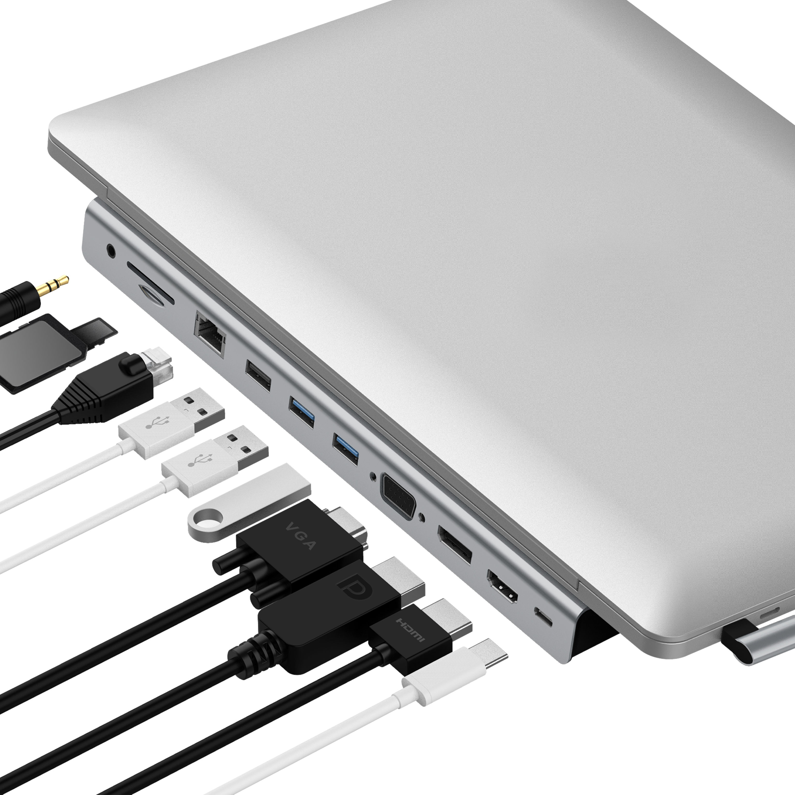 Premium 11 Port USB-C Docking Station