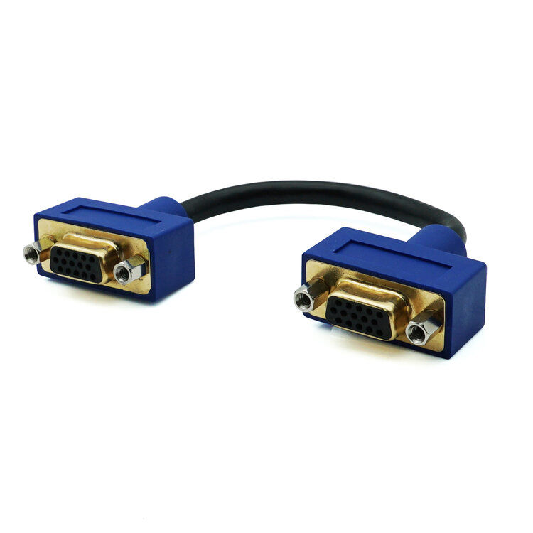 VGA to VGA (Female-to-Female) Panel Mount Adapter