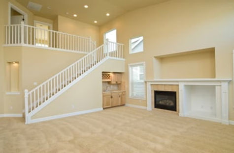 interior painting of walls and handrail in Escanaba Michigan