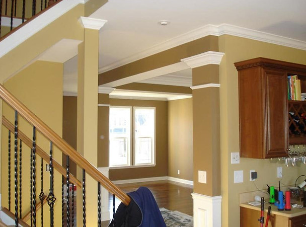 Interior Walls and trim.