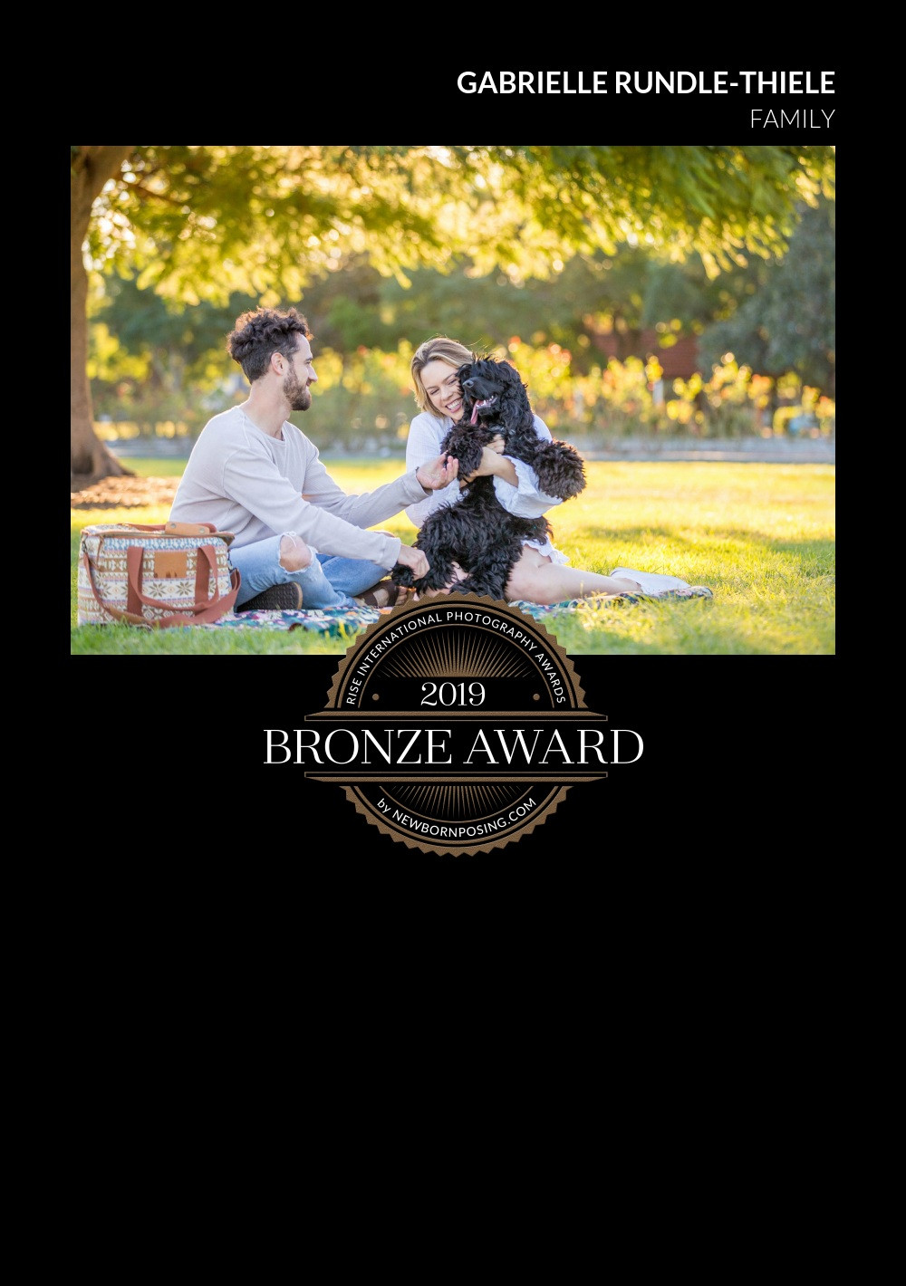 Tails of Time's Bronze award image // award winning pet photography
