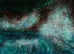 Nights on Maui iridescent impressionistic