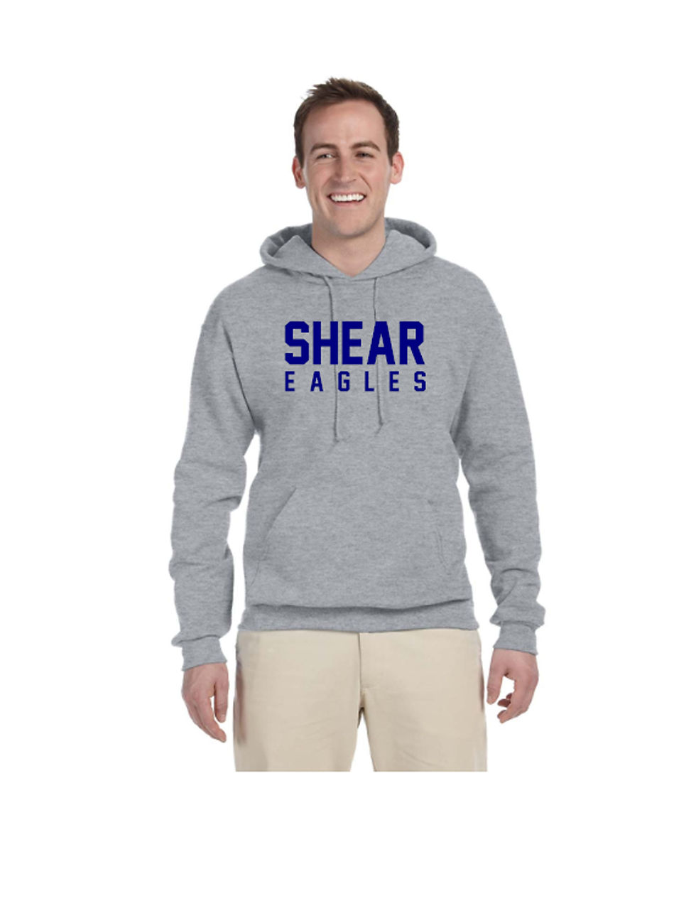 Thumbnail: GREY UNISEX HOOD
