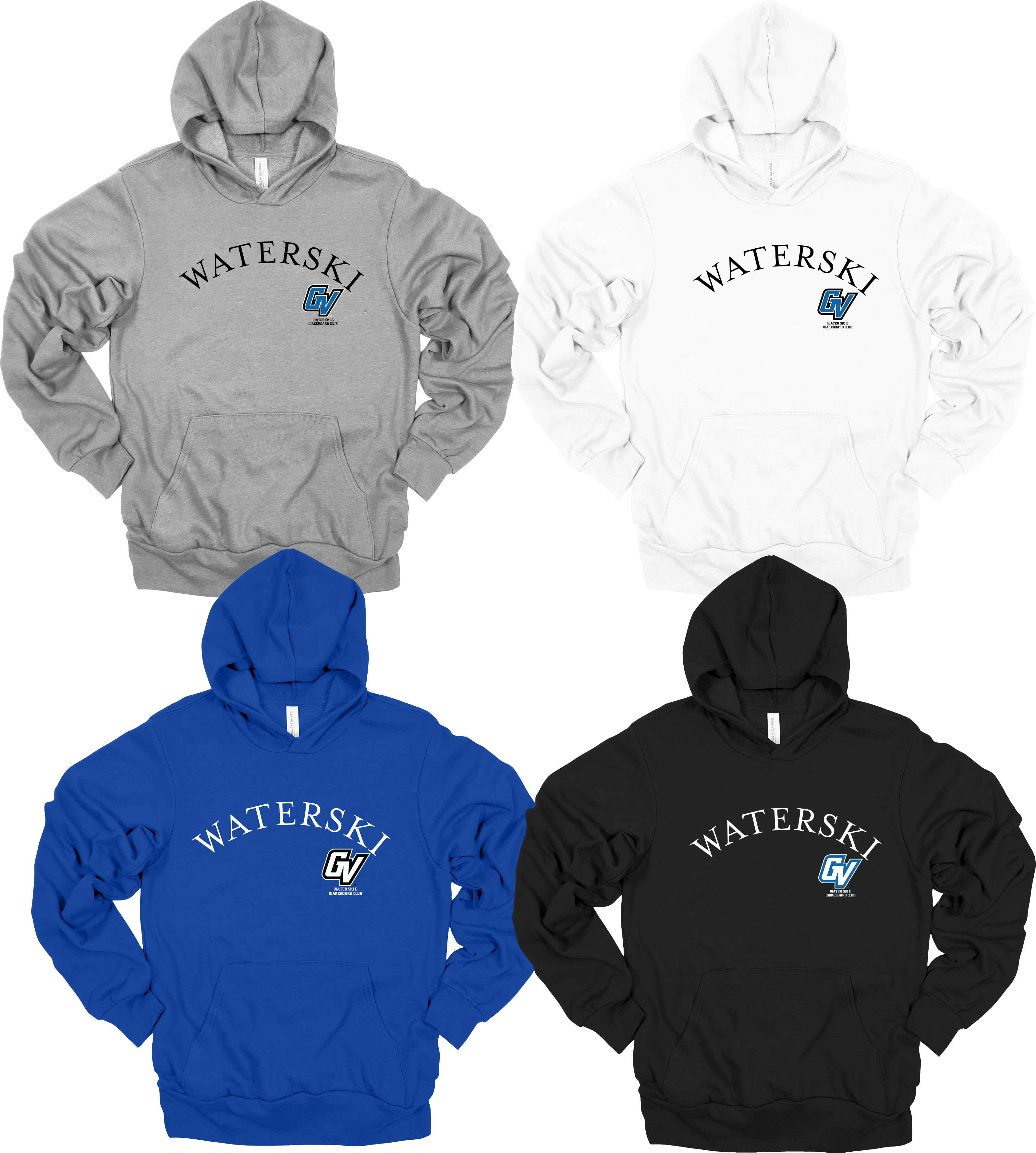 GVSU Ski Hoodie Design 1