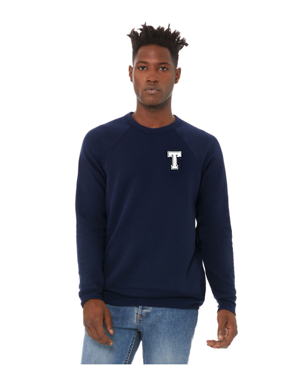 Thumbnail: Poly Cotton Unisex Crewneck Sweatshirt