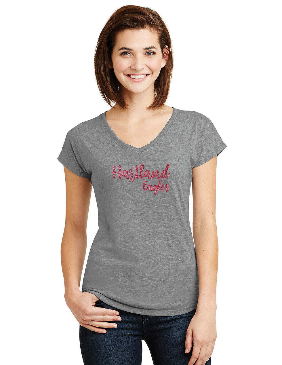 Ladies V Neck Lakes Exclusive T