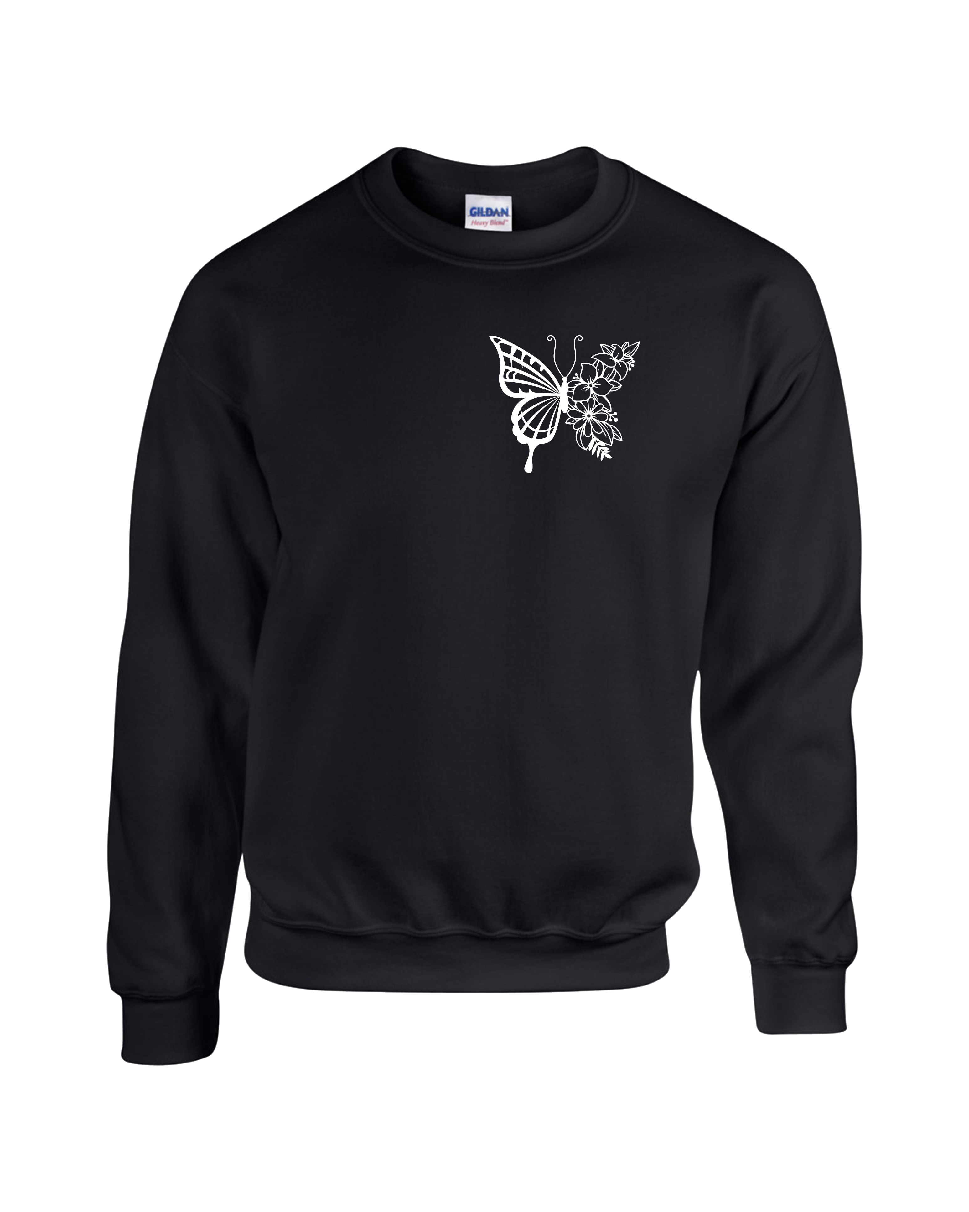 Butterfly Floral Sweatshirt