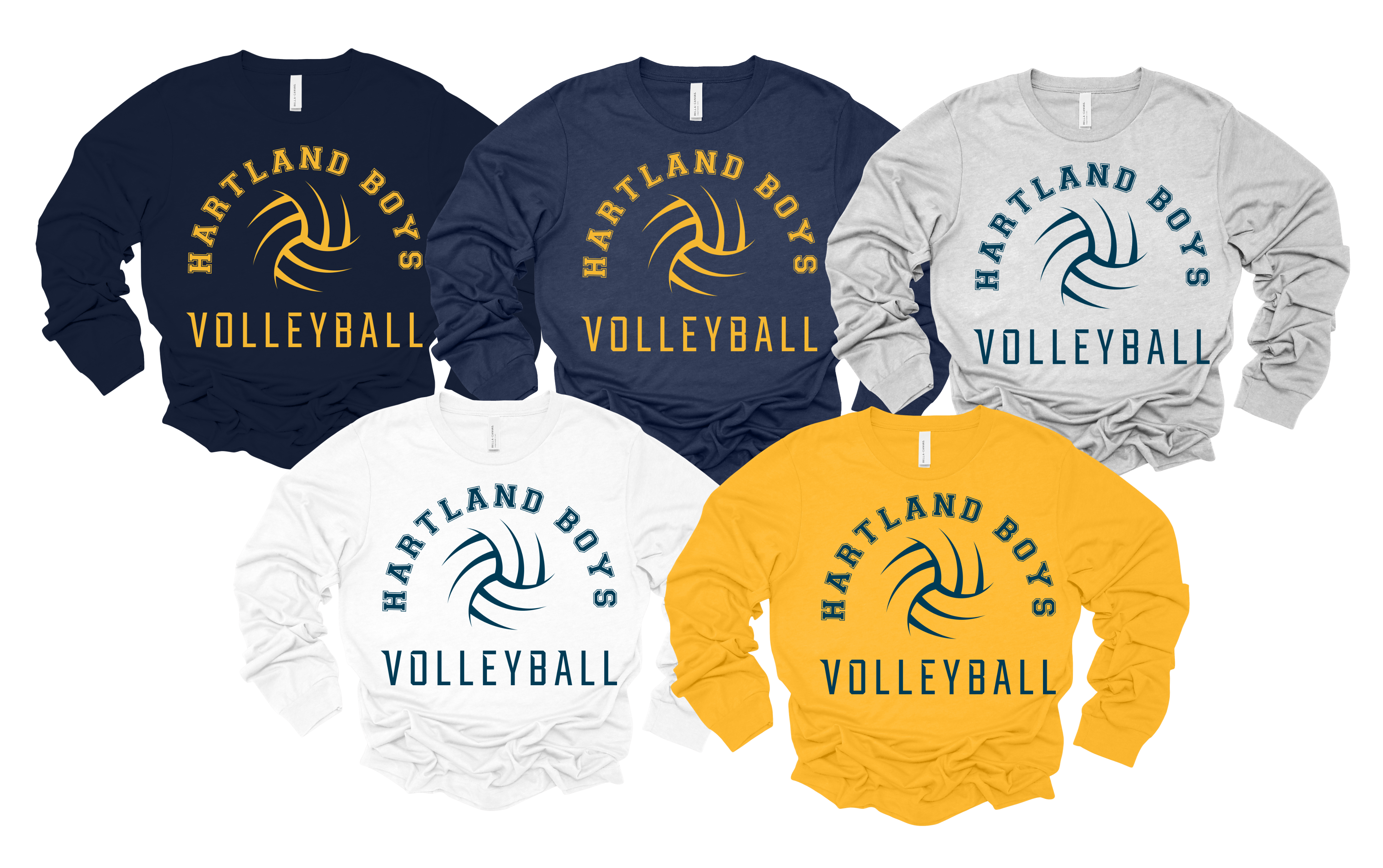 Hartland Boys Volleyball Long Sleeve Tee 5