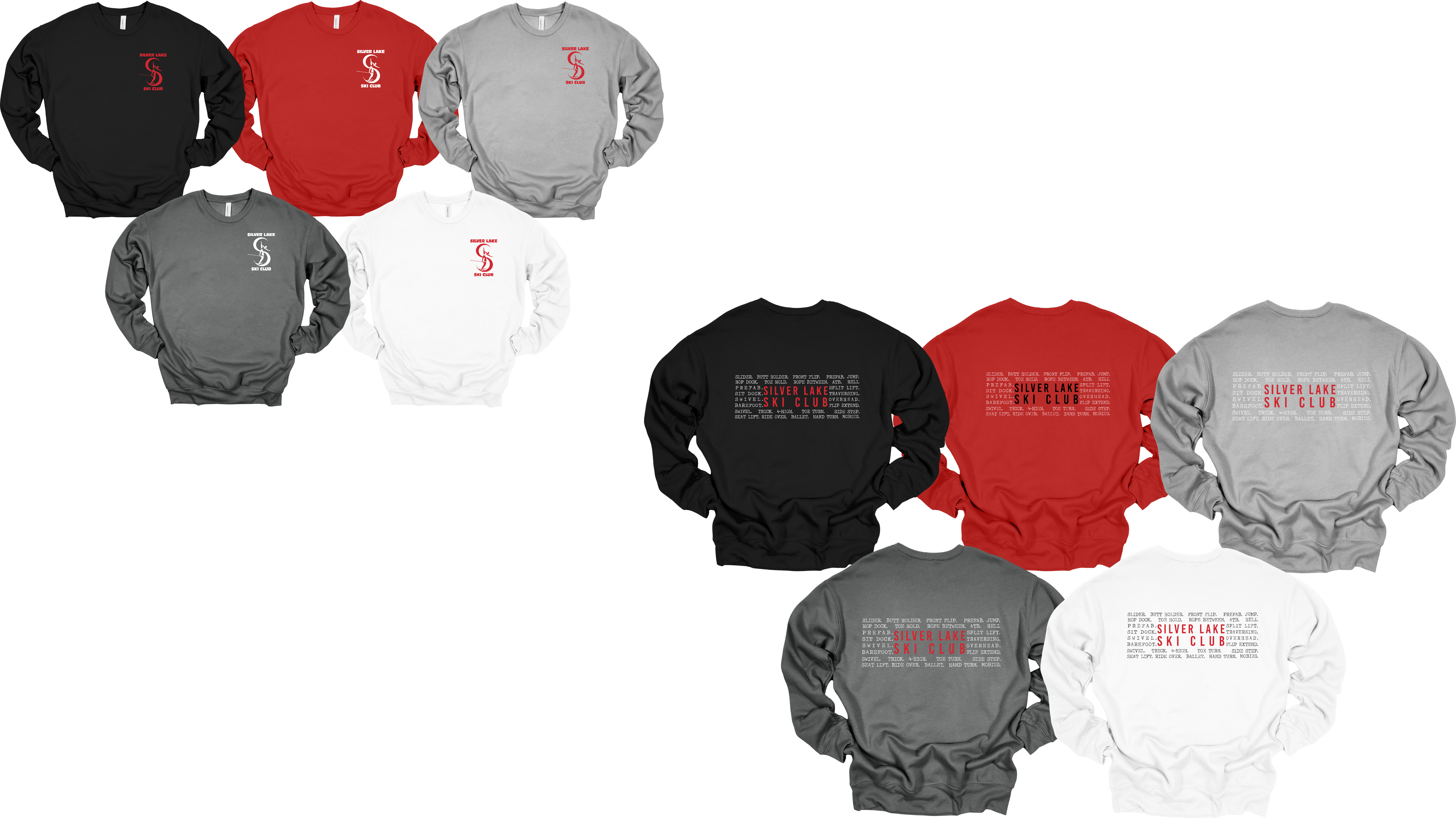 Silver Lake Ski Club Crewneck Sweatshirt 6