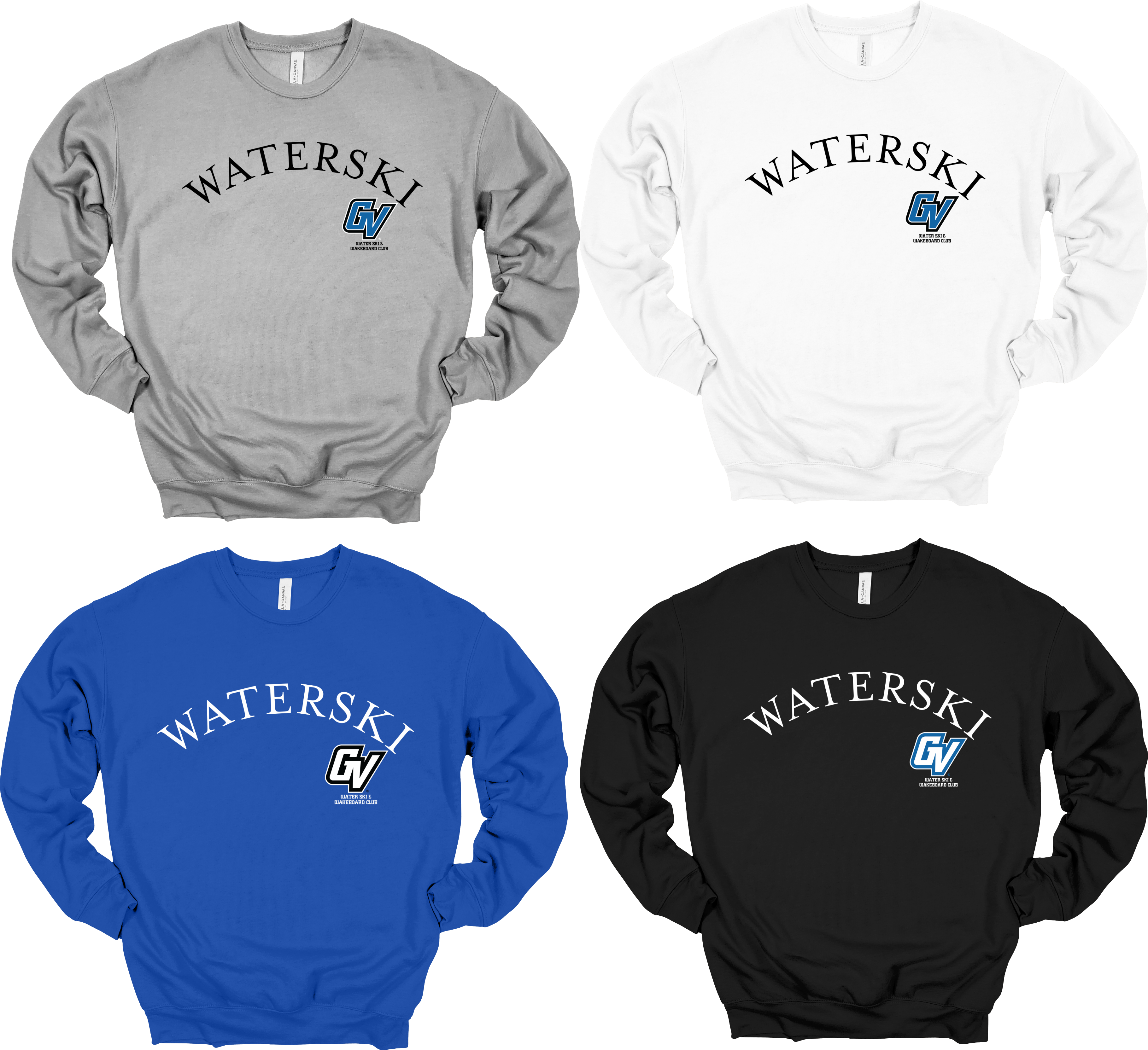 GVSU Ski Crewneck Sweatshirt Design 1