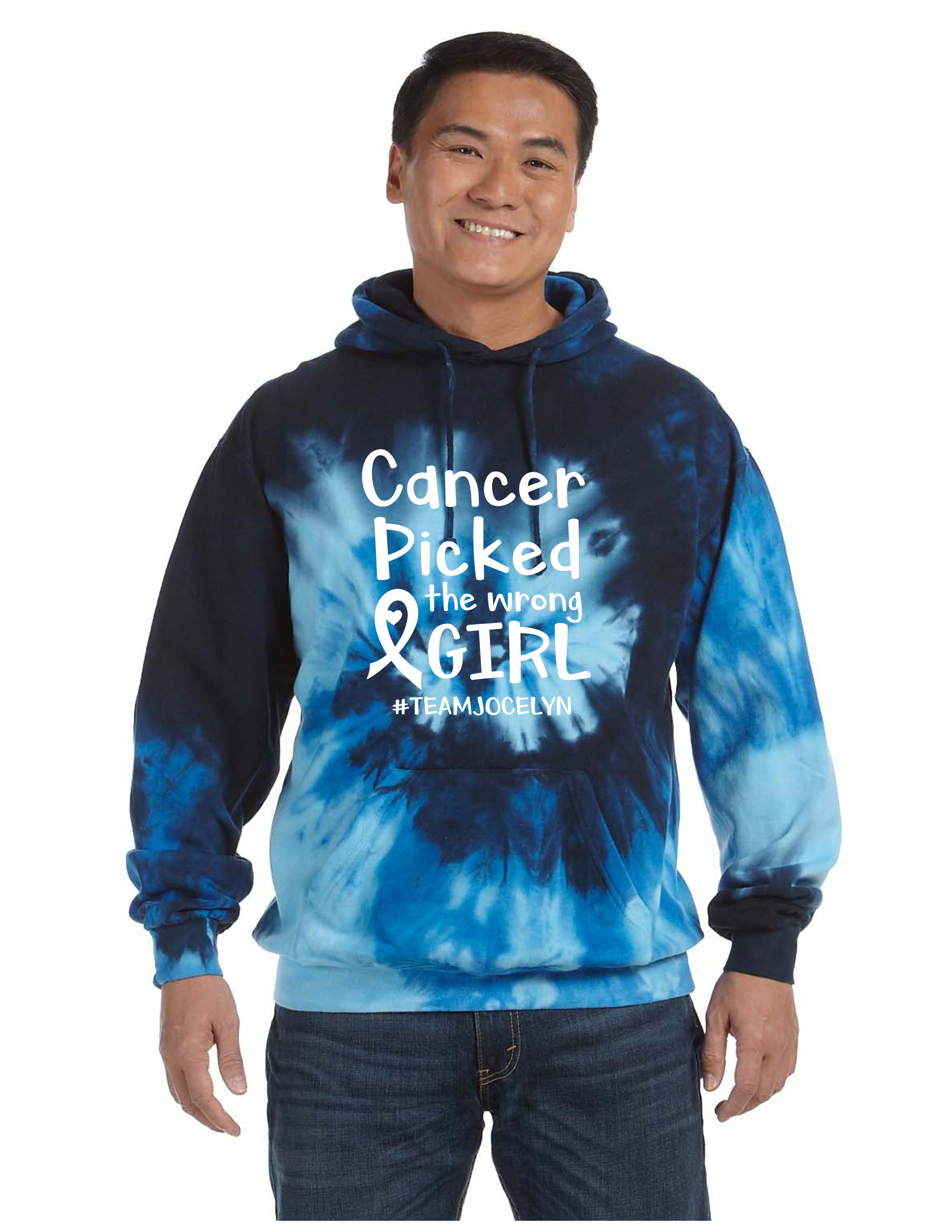 Blue Ocean Tie Dye Hoodie