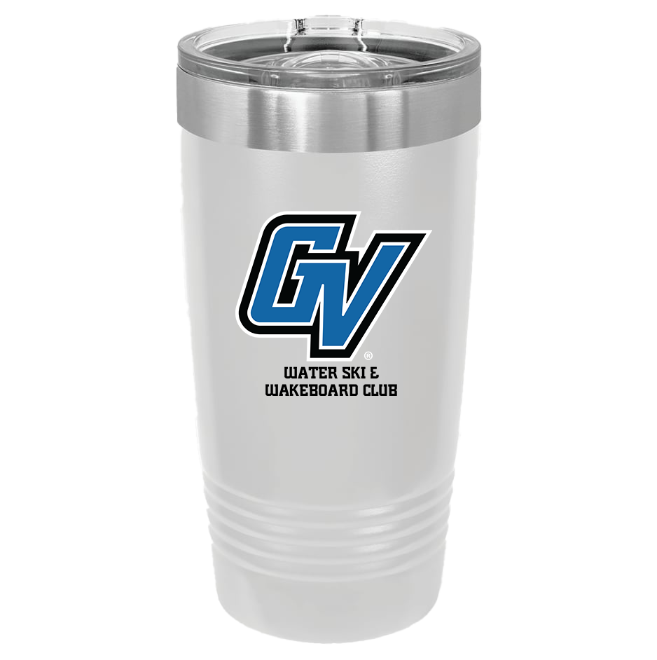 GVSU Ski UV DTF Permanent Sticker 20oz Tumbler
