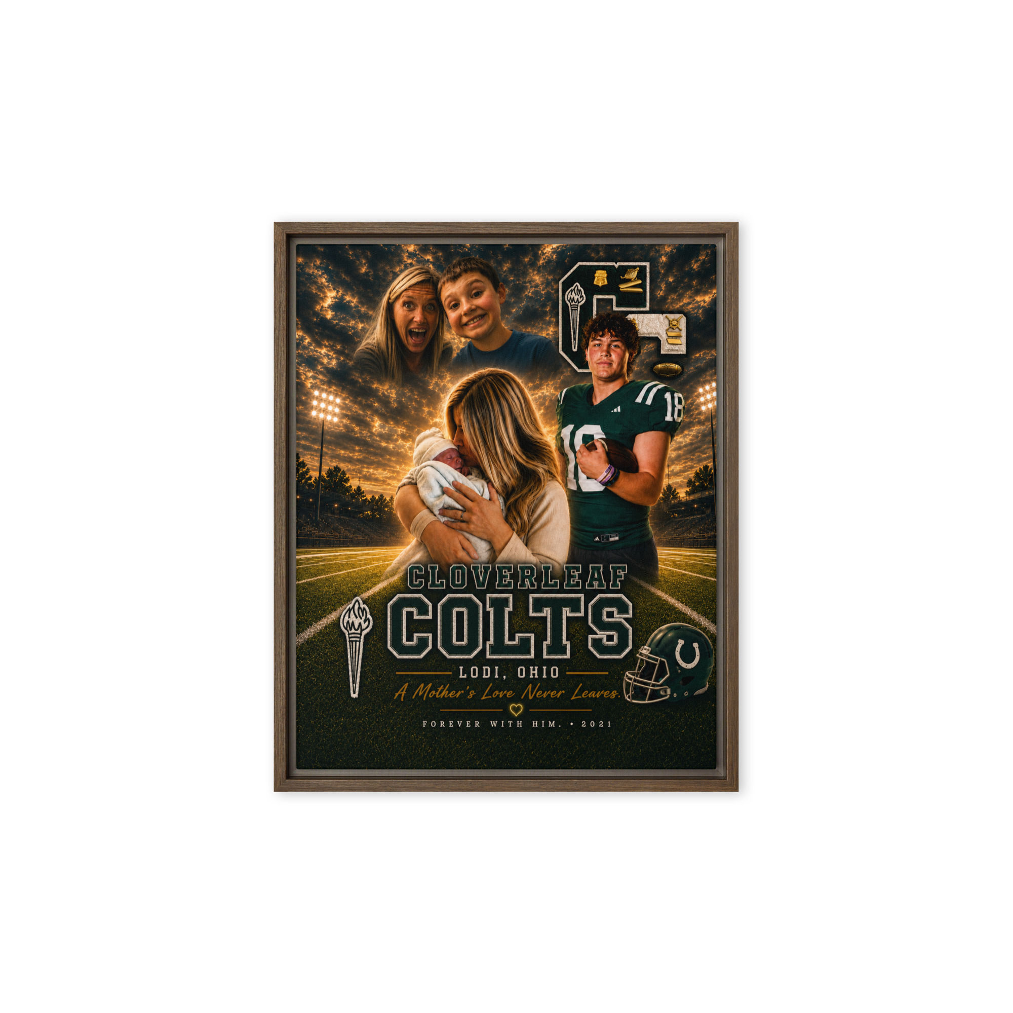 Custom Memory Framed canvas