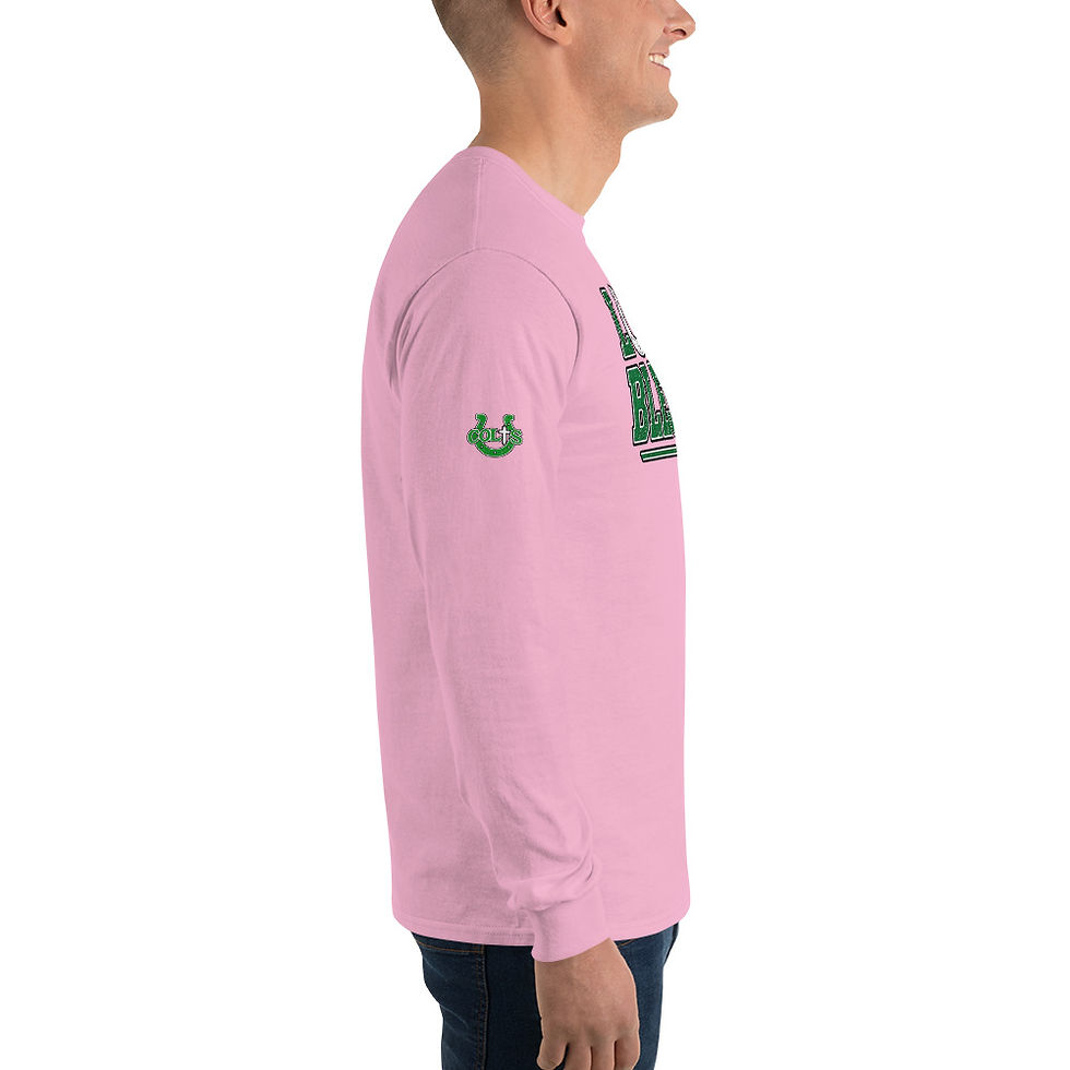 Thumbnail: Lucky? Blessed. | Colts in Christ Unisex Long Sleeve Tee