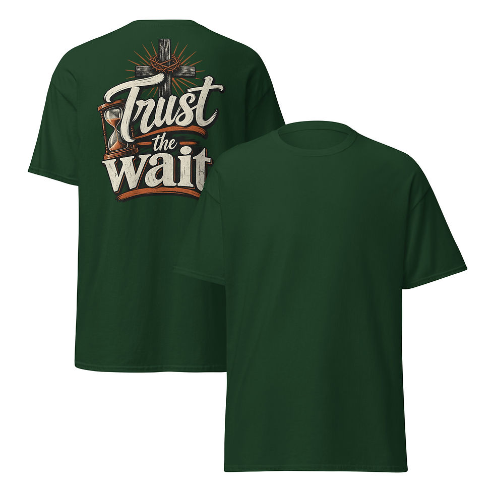 Thumbnail: Trust the Wait | Unisex classic tee