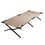 Thumbnail: Coleman Trailhead II camping cot with steel X-frame and tan polyester sleeping surface