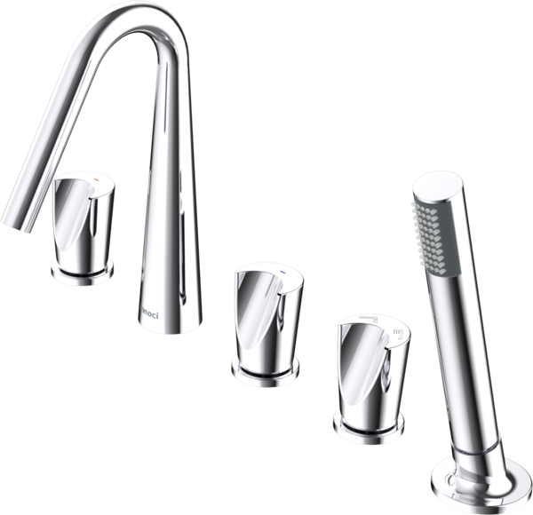 innoci - NF52370C-5 五件式浴缸龍頭(鉻色)