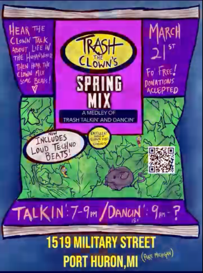 Trash the Clown's Spring Mix Event