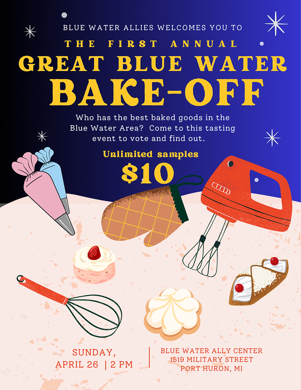 Great Blue Water Bake Off