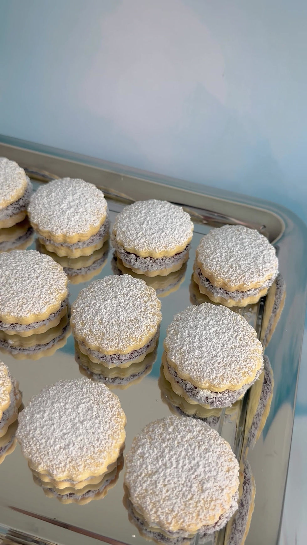 Miniaturbild: Alfajores argentinos (biscuits traditionnels argentins)