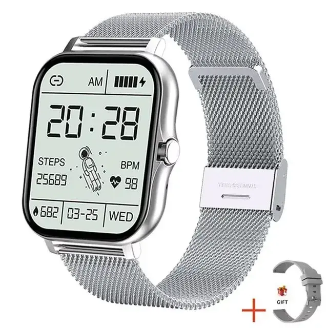 Thumbnail: NEW Y13 Smart Watch for Men Women Gift Touch Screen Sports Fitness Watches