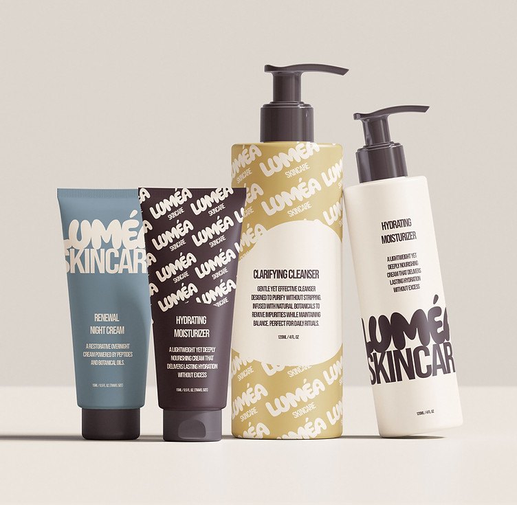 Lumea Skincare products, Mineral Face Cream, Hydrating Moisturizer, Clarifying Cleanser