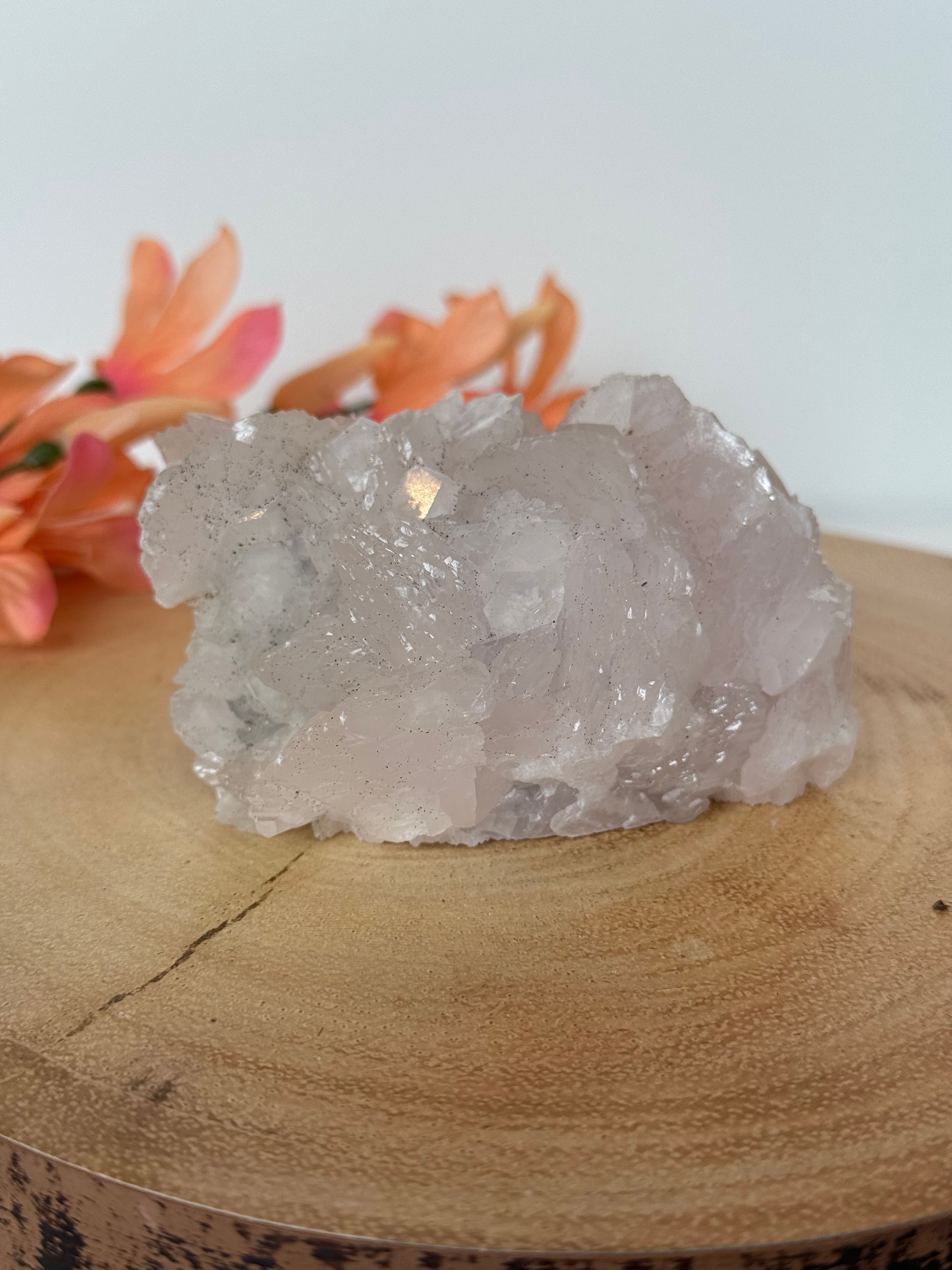 Mangano Calcite Raw - 7.5cm x 9.5cm x 4.5cm - 370g