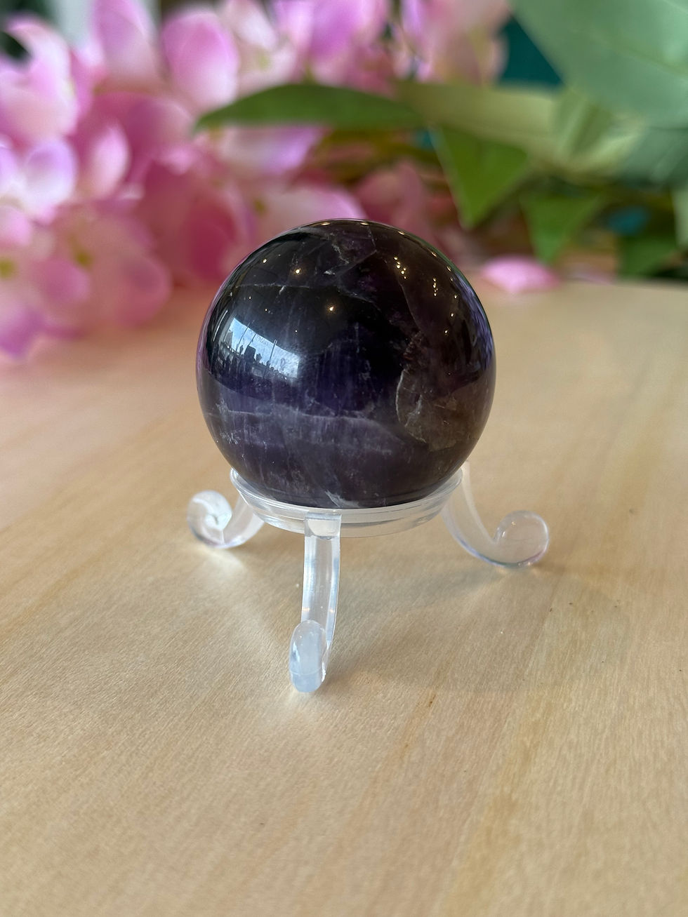 Thumbnail: Amethyst sphere (small) - 4.5cm - 92g