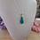 Thumbnail: Chrysocolla Sterling Silver Pendant and Chain - 4.5g