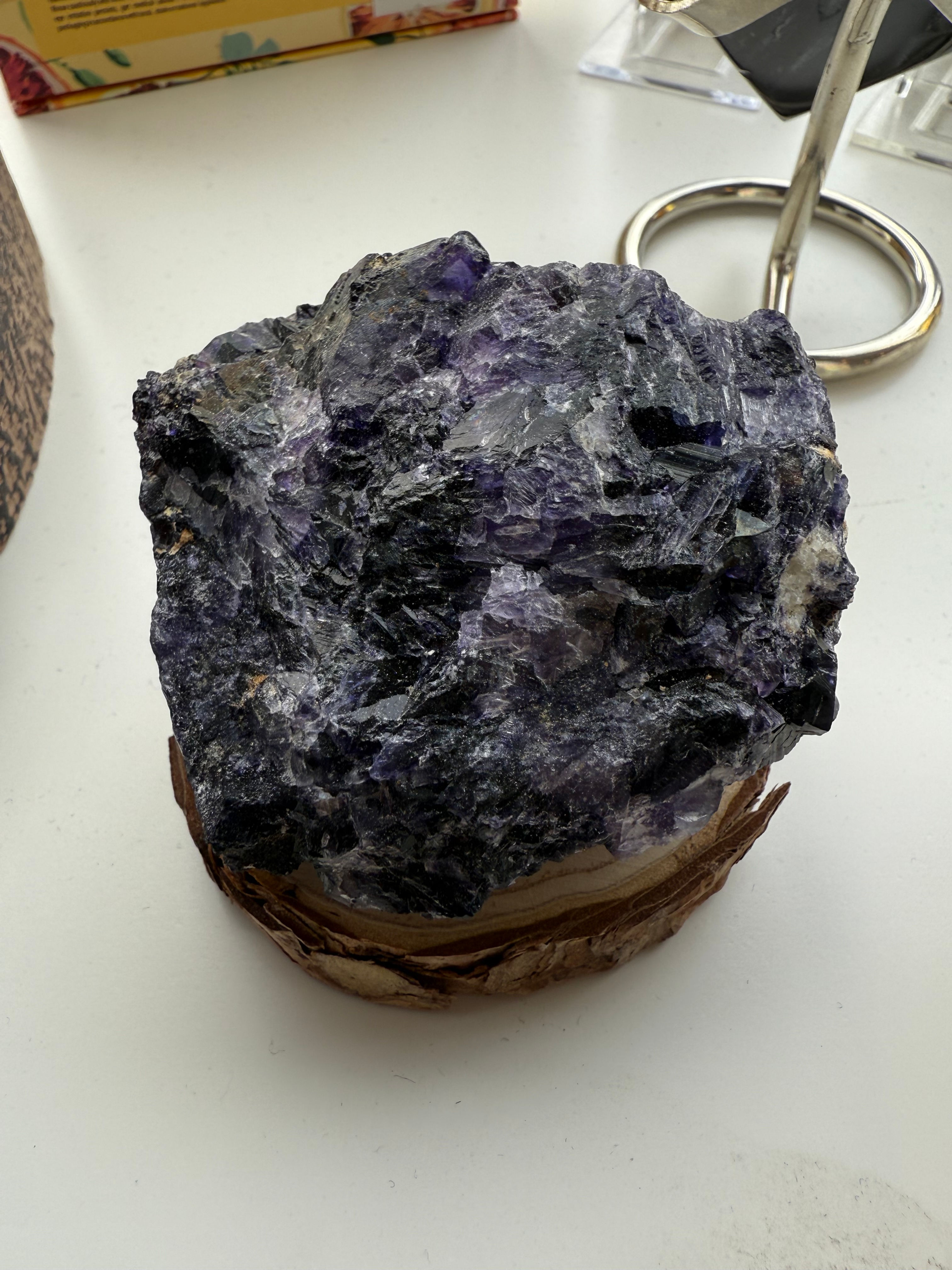 Blue John Natural Specimin - Treak Cliff Cavern - 200g