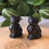Thumbnail: Black Obsidian Cat Carving - 5cm x 3cm