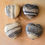 Thumbnail: Banded Zebra Jasper Hearts - 4cm